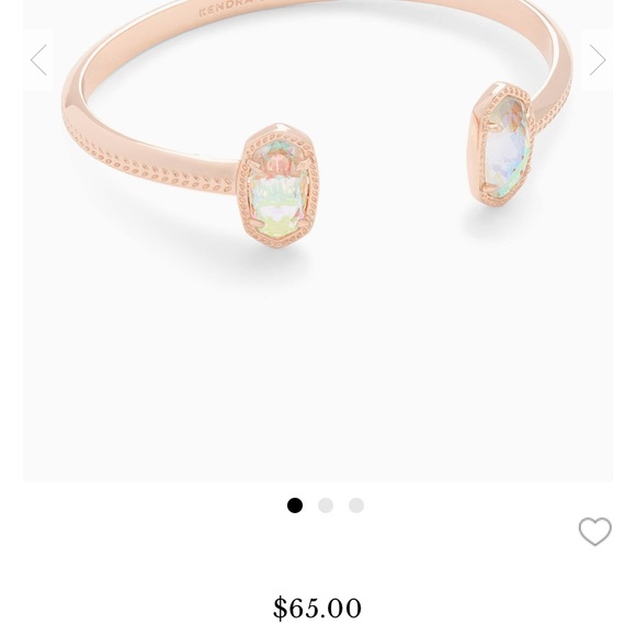 NWOT! Elton rose gold cuff bracelet - Picture 2 of 4